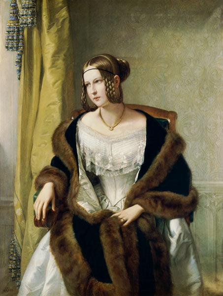 Philipp veit Portrait of Freifrau von Bernus